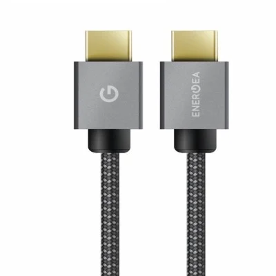 ENERGEA FIBRATOUGH, HDMI TO HDMI 8K@60HZ 48GBPS HDMI2.1 CABLE 2M - BLACK